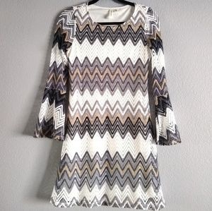 Patterned Knit Dress